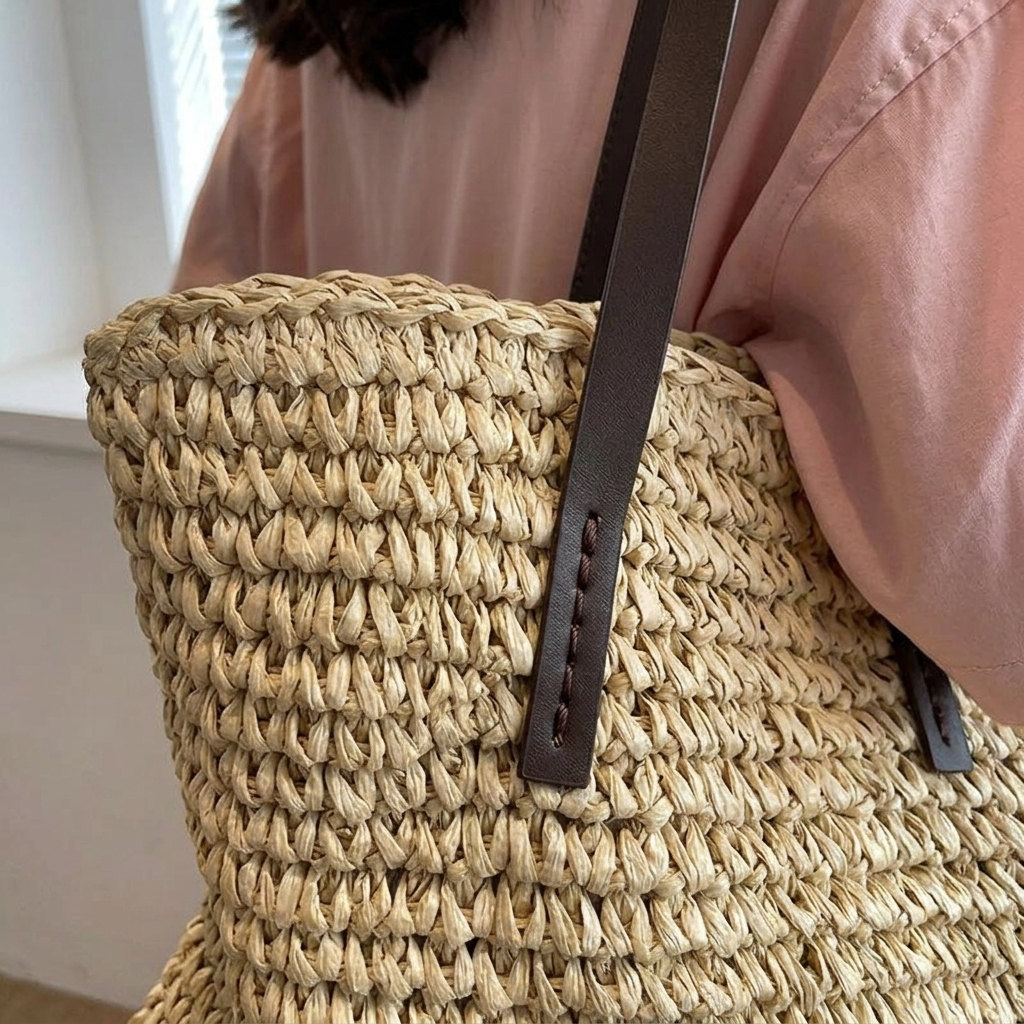 Olivia | Woven Tote Bag